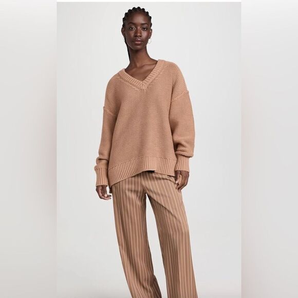 NWT Free People Alli V-Neck Sweater - Picture 4 of 10